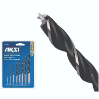 Juego de brocas para madera, 8 piezas Marca AKSI