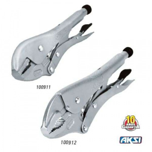 Pinza de presión uña recta 10" Marca AKSI