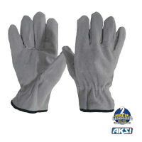 Guante de carnaza corto con banda ajustable Marca AKSI 