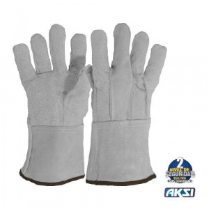 Guante de carnaza largo Marca AKSI 