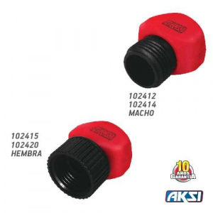 Conexión plástica hembra para manguera de 5/8" a 3/4" Marca AKSI