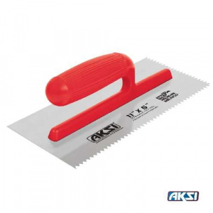Llana dentada triangular 11" x 5" Marca AKSI
