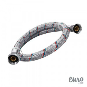 Manguera flexible para fregadero de 55 cm- 1/2" x 1/2" Marca AKSI 